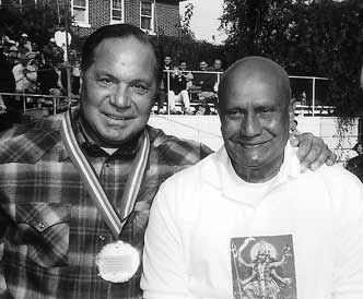 Bill Pearl y Sri Chinmoy